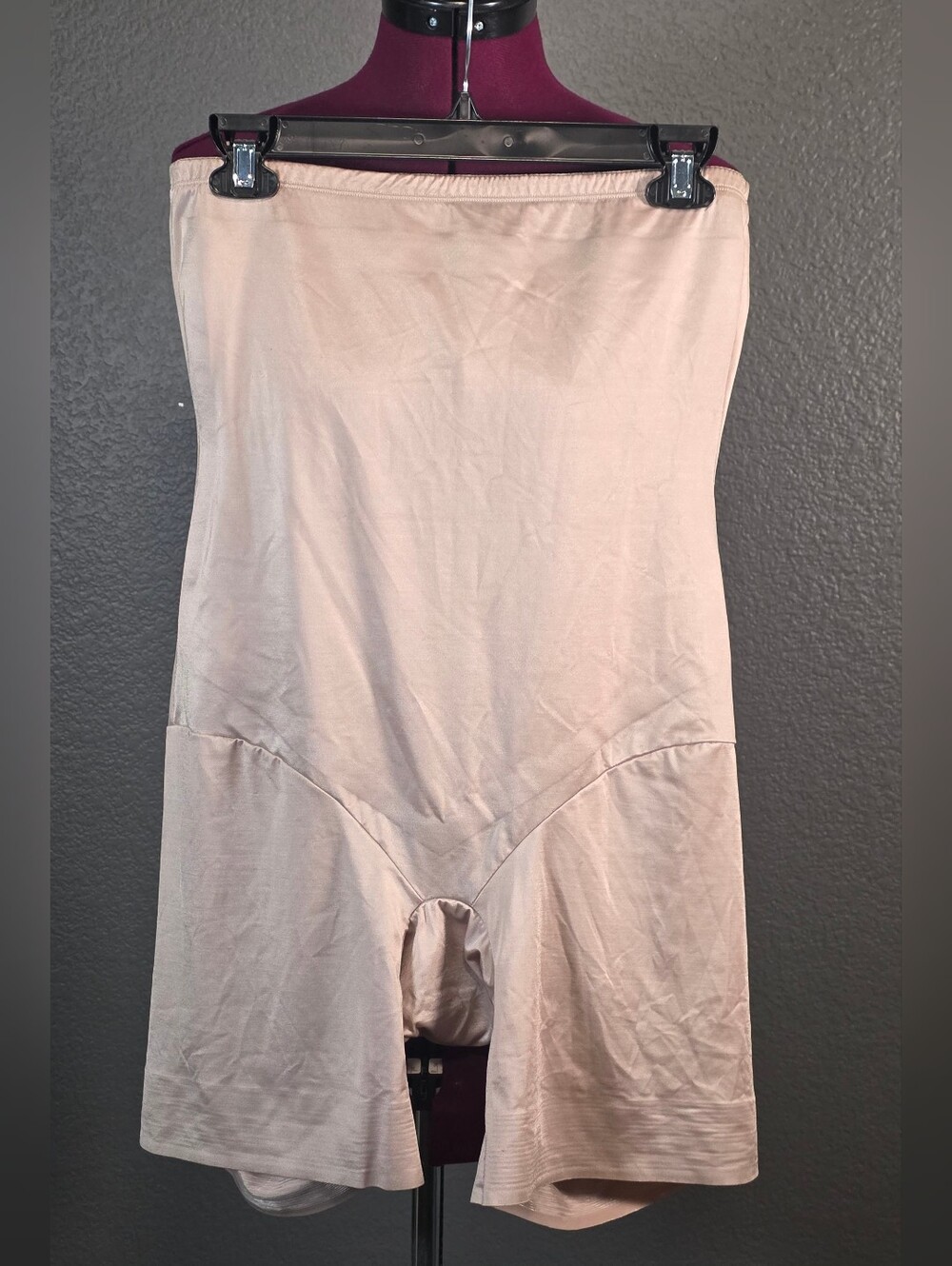 Serenada Plus Size 5X High Waist Firm Control Shapewear Mid-Thigh Nude